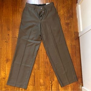 Structure Brown Flat Front pants **Brand New**